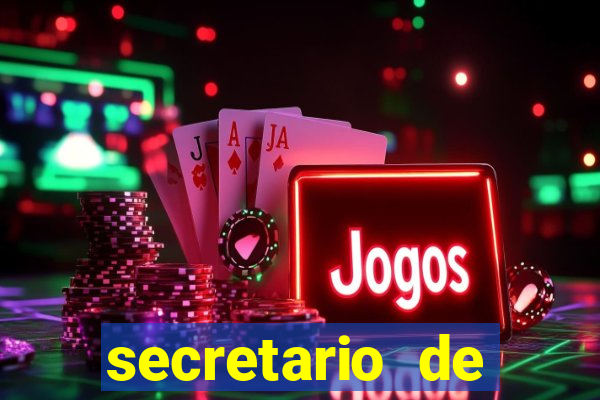 secretario de esporte salario